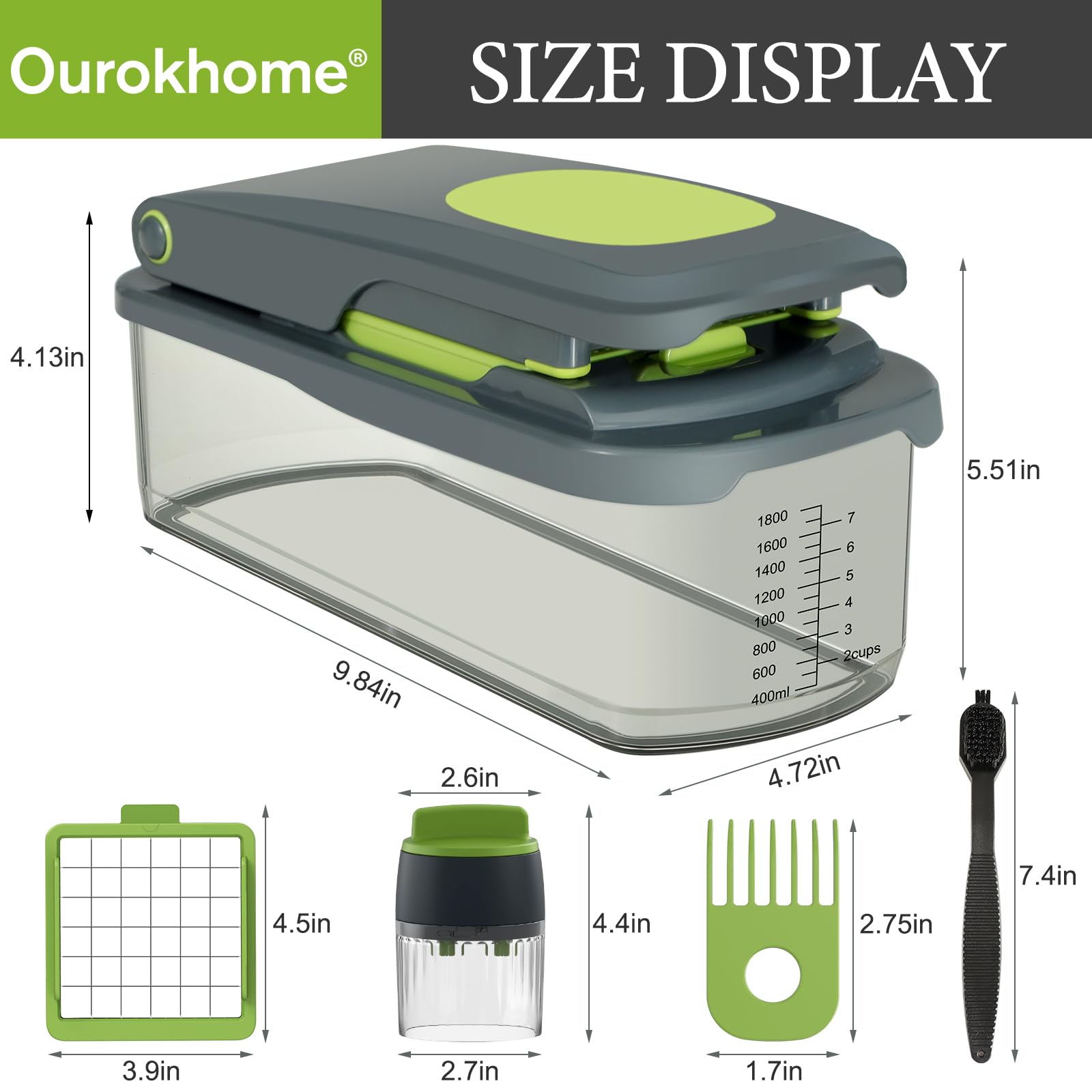 Ourokhome cleaning brush and fork for blade maintenance