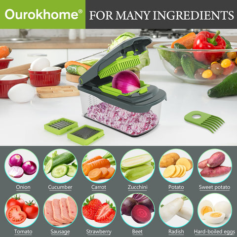 Ourokhome included cleaning brush and fork simplify cleanup