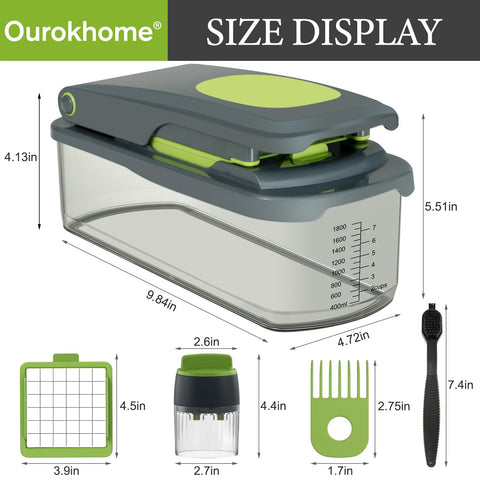 Ourokhome cleaning brush and fork for blade maintenance