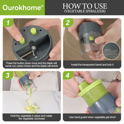 Ourokhome top-rack safe blades for easy cleaning