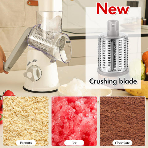 Ourokhome drum grater coarse shredding blade for cheese and nuts.