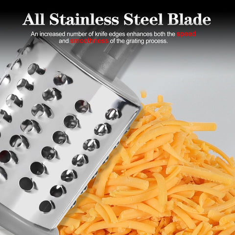 Ourokhome drum grater with slicing blade ideal for carrots and zucchini.