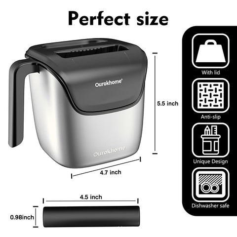 Ourokhome knock box is dishwasher safe for easy cleanup