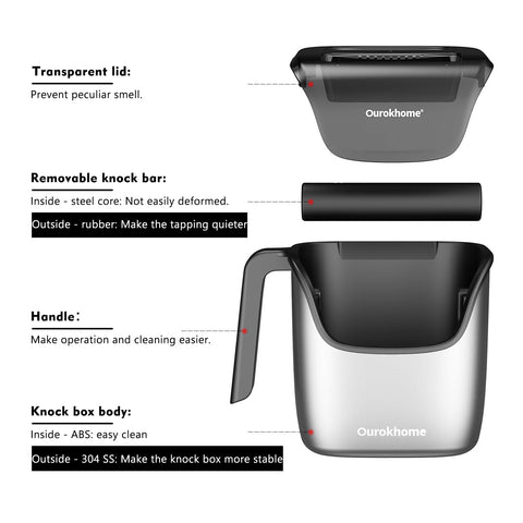 Ourokhome knock box showing removable knock bar setup