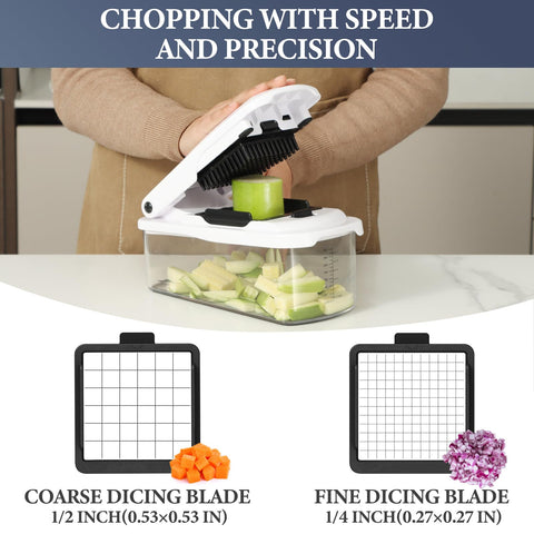 Ourokhome mandolin blade set offers razor-sharp slices for even vegetables