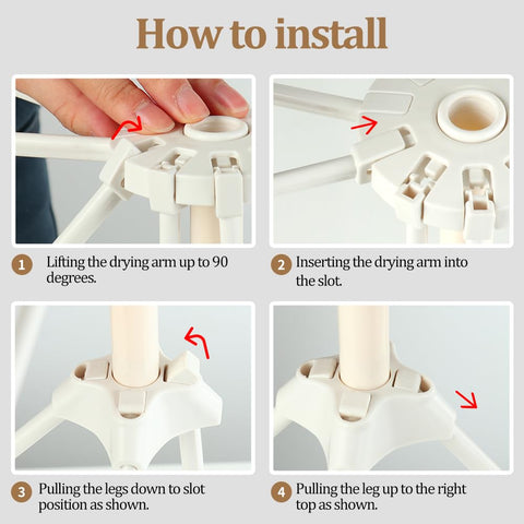 Ourokhome easy tool-free assembly for quick setup and cleanup.