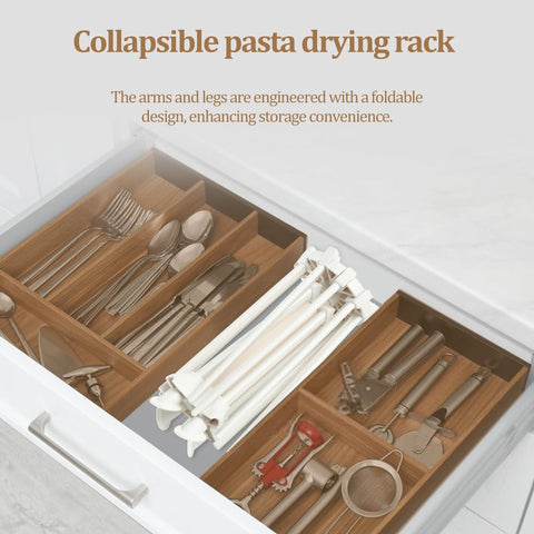 Ourokhome noodle drying rack shown as a gift idea for pasta lovers.