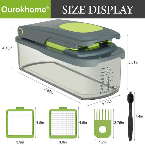 Ourokhome quarter-inch dicing blade for finer strips