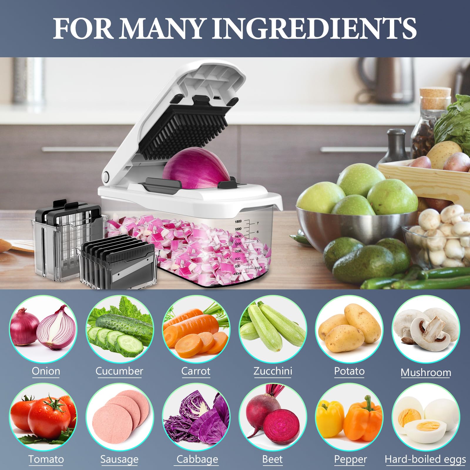 Ourokhome separate cutting board streamlines prep and reduces cross-contamination