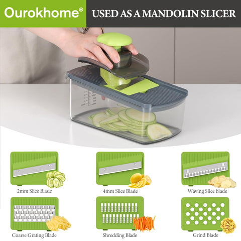 Ourokhome spiralizer blades perfect zucchini ribbons