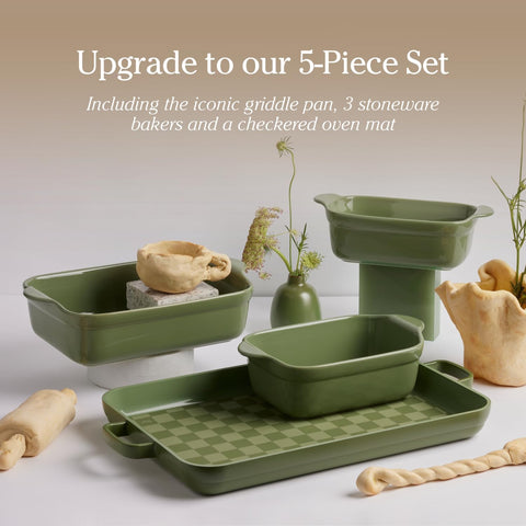 Our Place Griddle Pan baking and oven use as a ceramic sheet pan.
