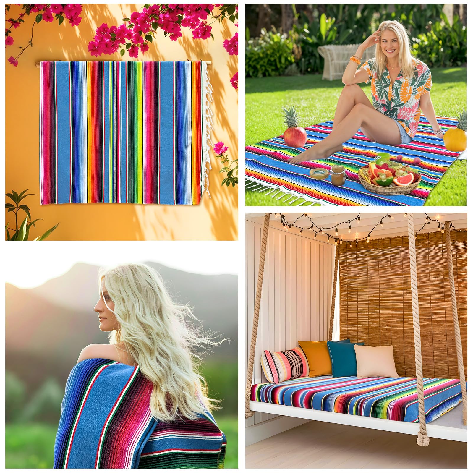 OurWarm vivid psychedelic colors showcase a lively centerpiece for parties.