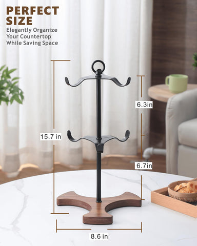 Ouseen Mug Holder Tree doubles as a versatile small-item organizer