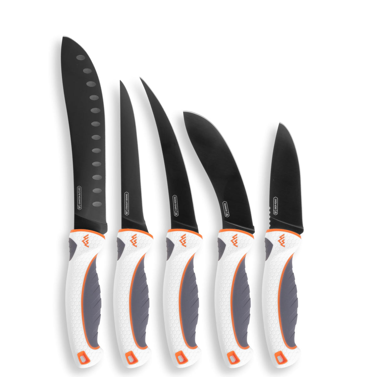 Outdoor Edge ErgoMax 6-piece set in a lightweight case for secure field transport.
