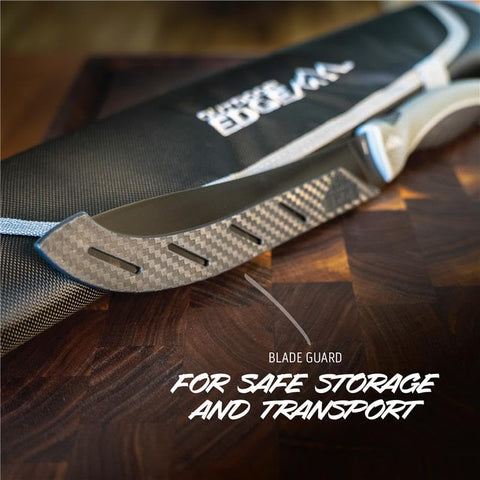 OUTDOOR EDGE ErgoMax 8-inch butcher knife for versatile kitchen prep.