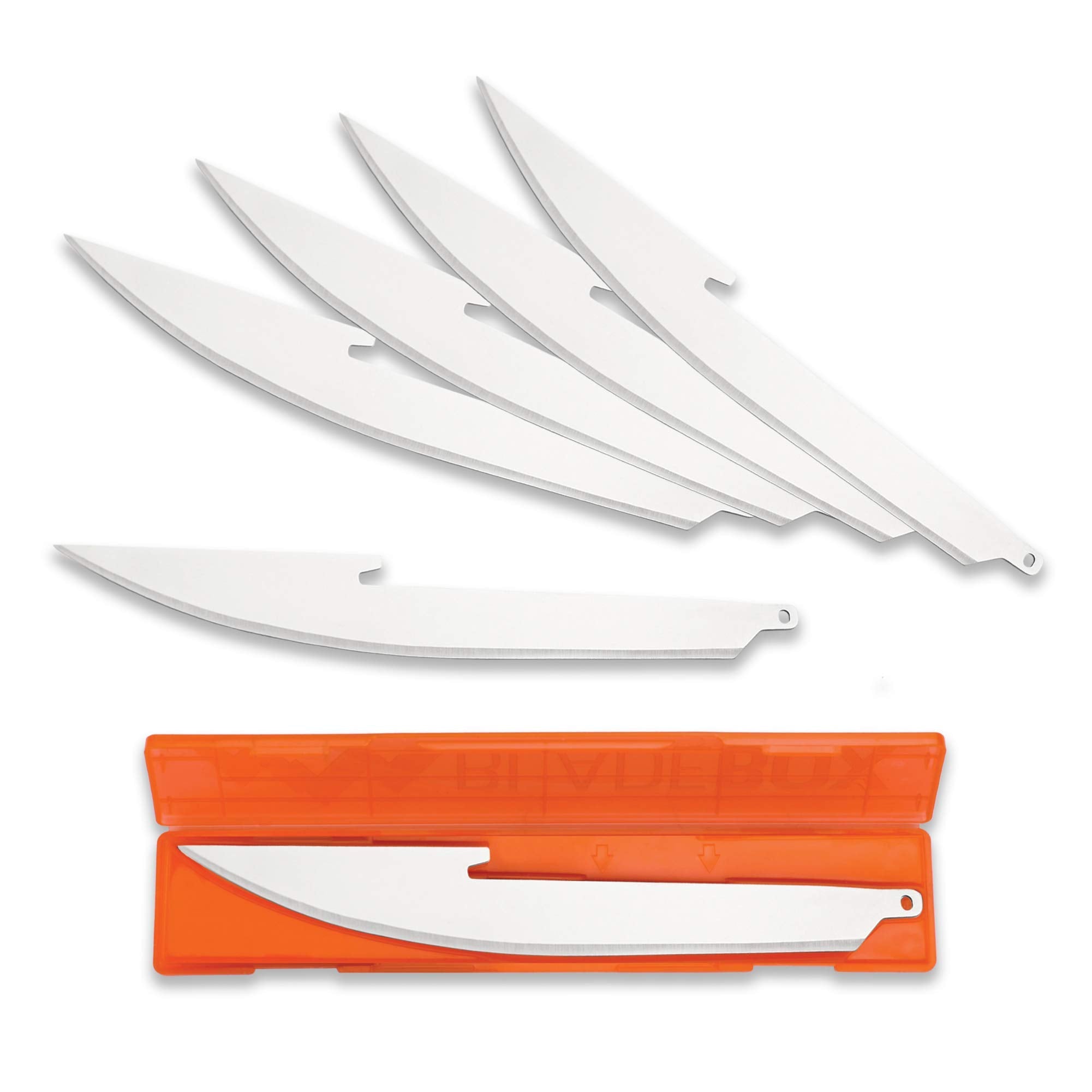 OUTDOOR EDGE Razorsafe 3-5 inch knife blade ready for quick replacement tasks.