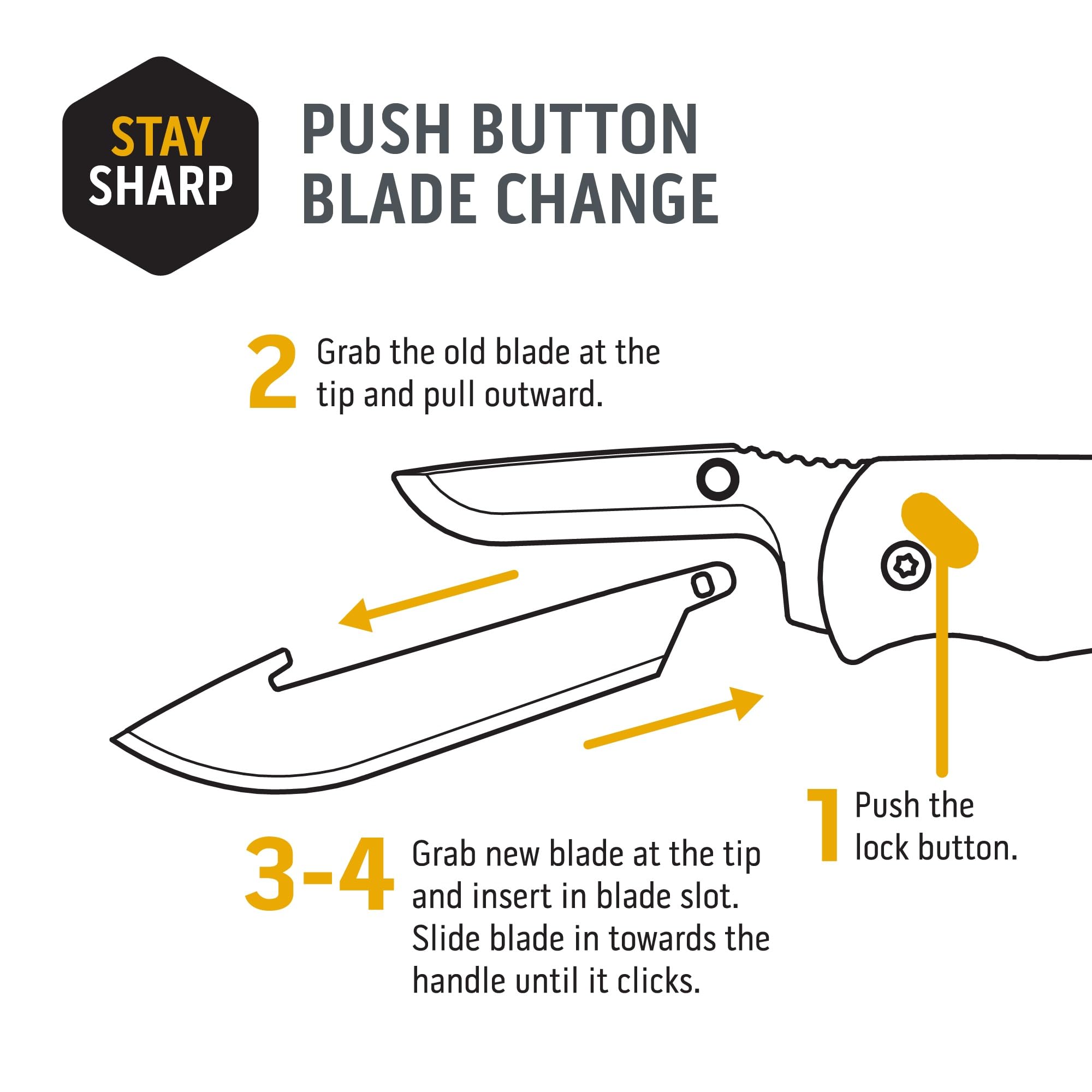 OUTDOOR EDGE Razorsafe 5-inch boning fillet blade designed for precise meat prep.
