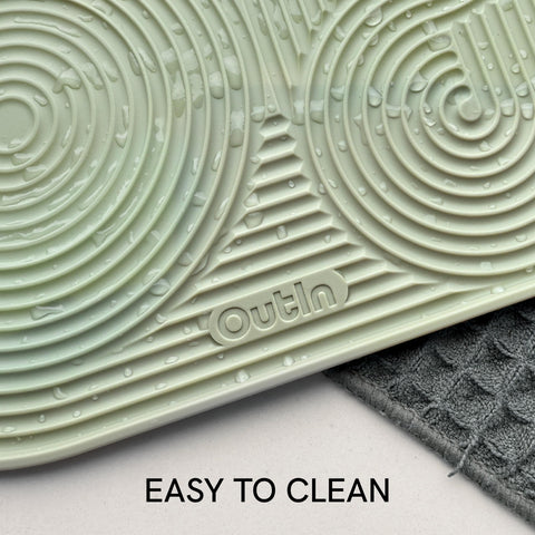 OutIn nano-compatible mat enhances brewing by protecting surfaces.
