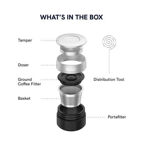 OutIn Nano Basket Plus double-shot crema in action