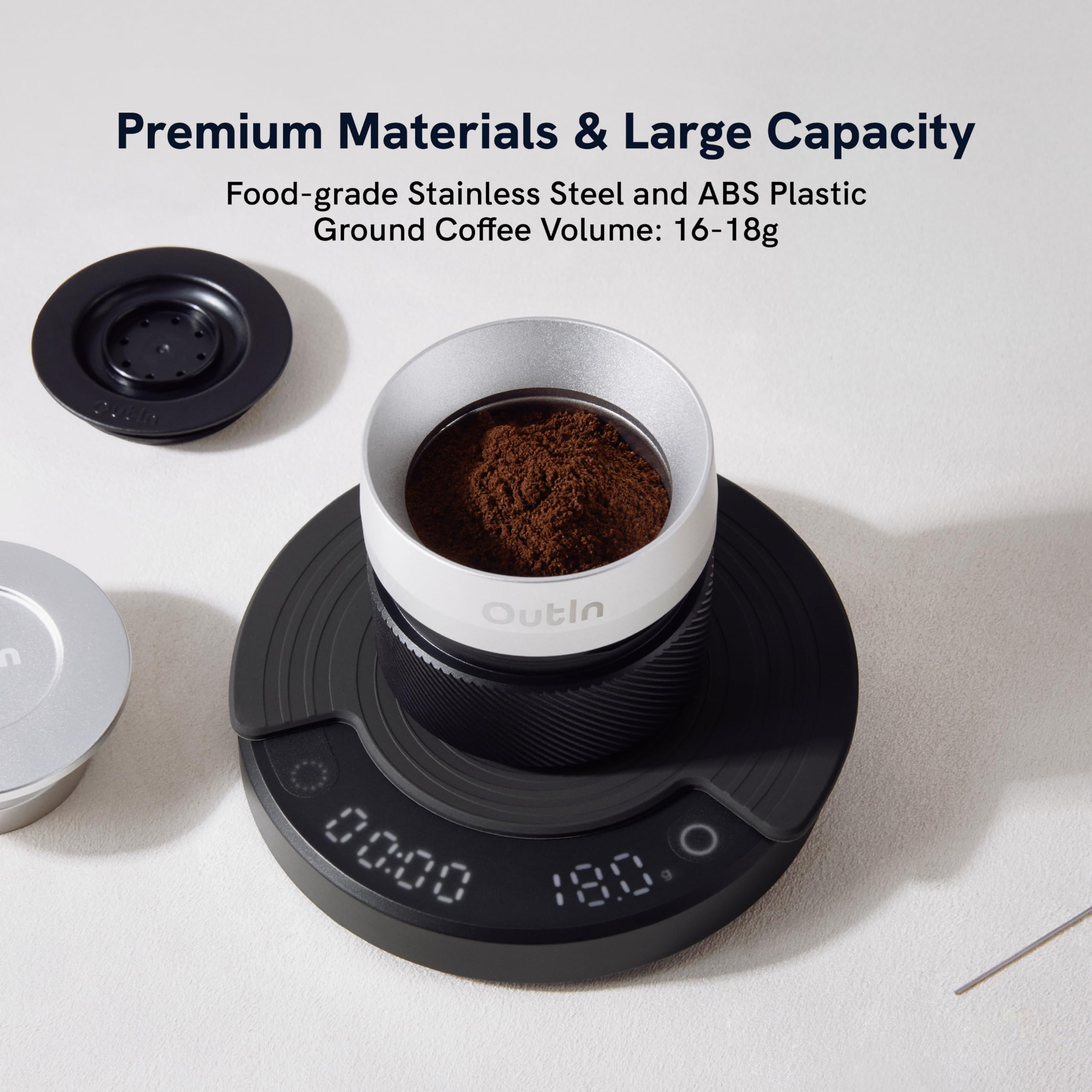 OutIn Nano Basket Plus stainless-steel body for durable performance