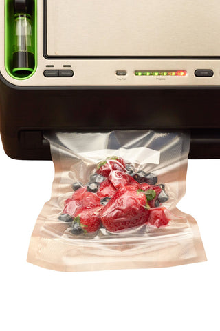 Quart-size bags fit standard portions for organized storage.