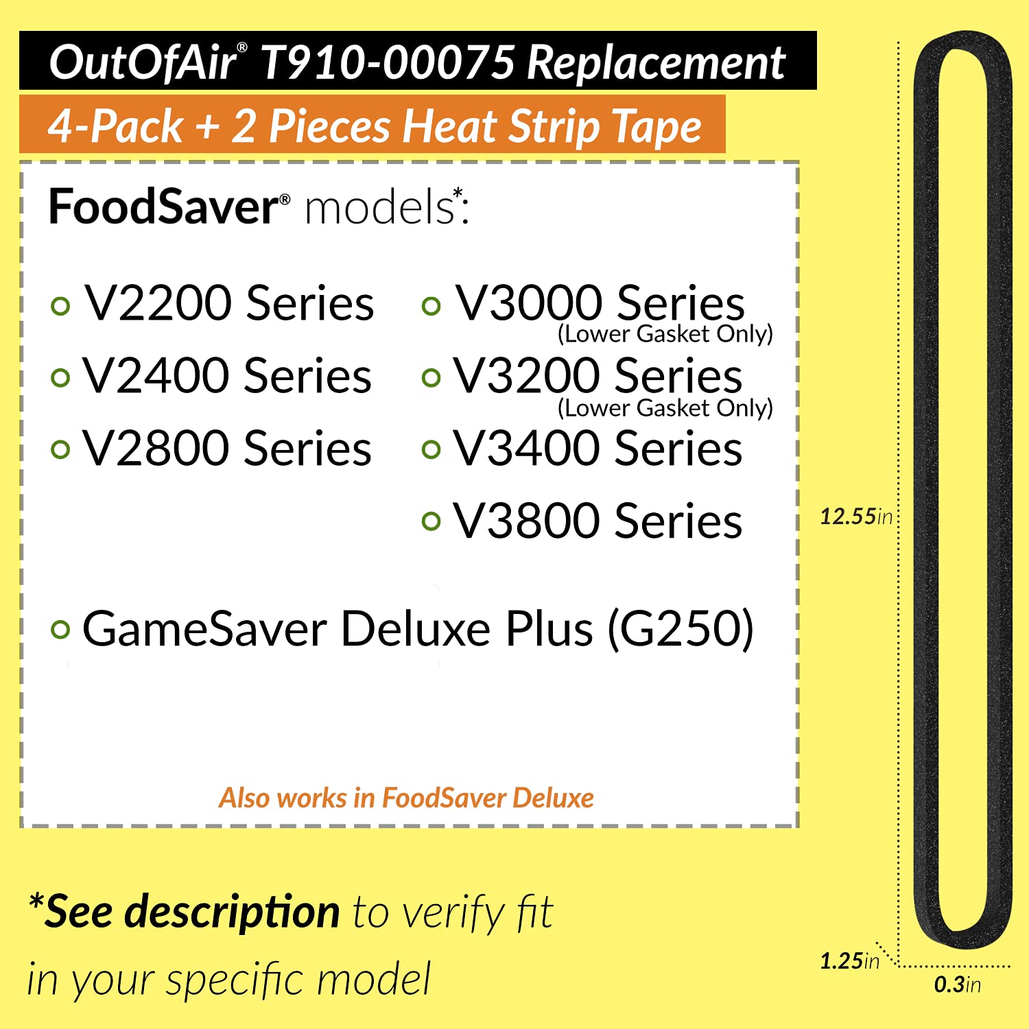 OutOfAir repair kit lower gasket for FoodSaver ensures stable vacuum