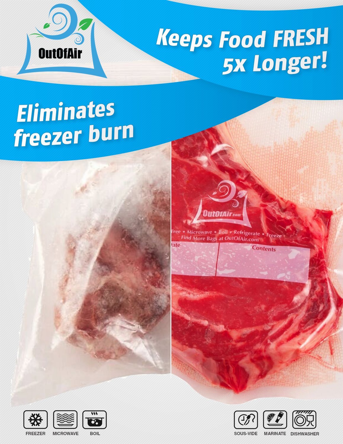 Ideal for beef jerky, dried fruit, and on-the-go snacks.