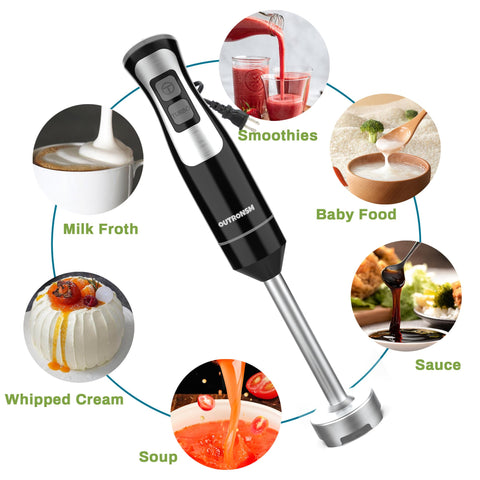 OUTRONSM puree baby food attachment helps create smooth textures for infants.