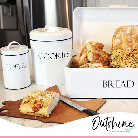 OUTSHINE 10.2-inch tall, 7-inch diameter jar offers ample storage for cookies.