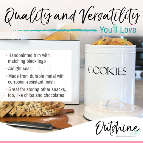 OUTSHINE decorative kitchen-counter jar stores nuts or chocolates neatly.