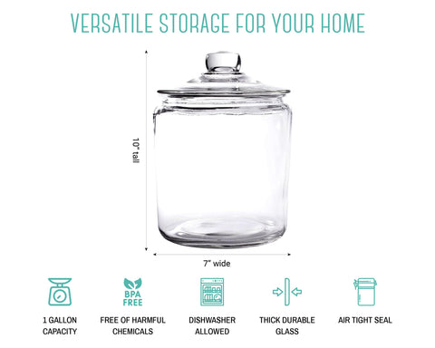 OUTSHINE labeled storage for flour, sugar, cookies, and treats aids quick identification.