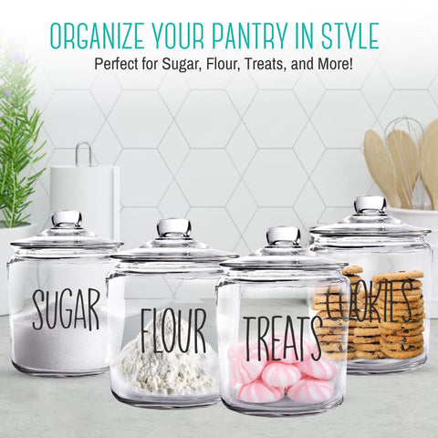 OUTSHINE large-capacity jar stores snacks or ingredients without clutter.