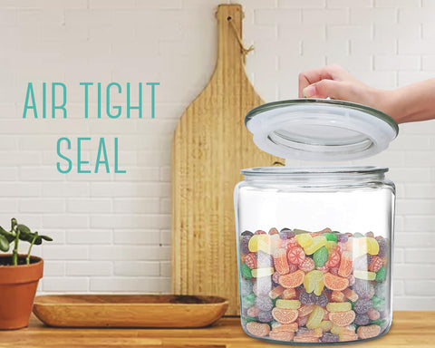 OUTSHINE pantry organization jar adds style while simplifying storage.