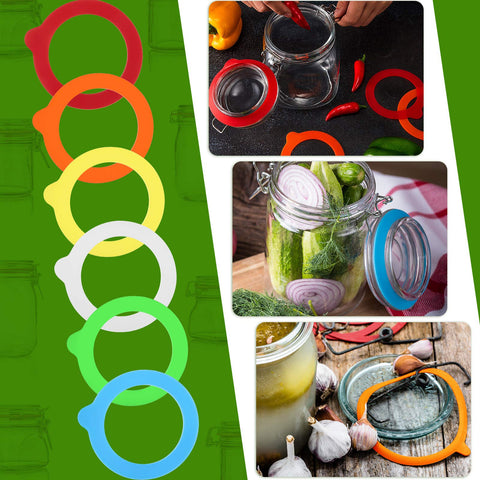 Outus transparent silicone gasket shows clear sealing for visible contents.