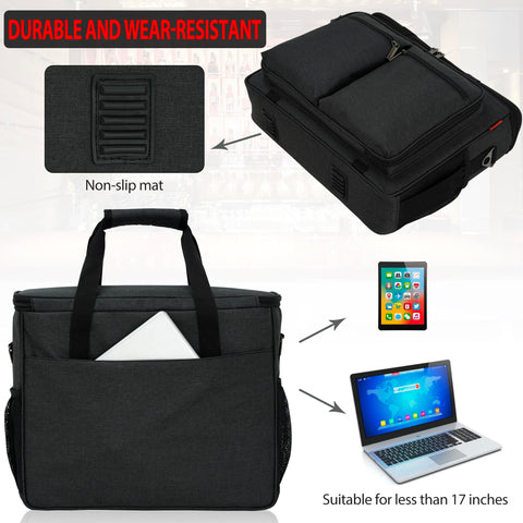 OUUTMEE back pocket fits a laptop for on-the-go work.