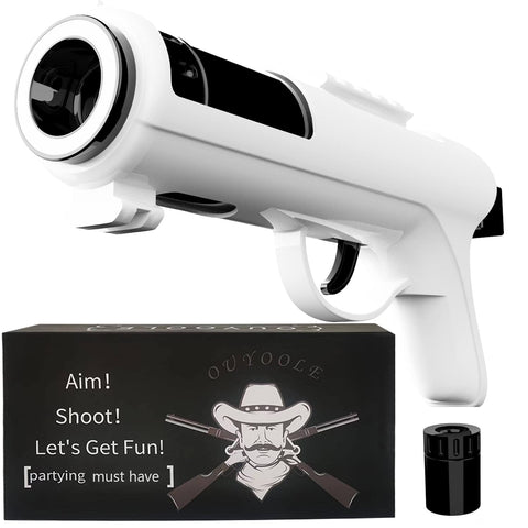 OUYOOLE shot gun with two cartridges for quick, fun party beverage games.