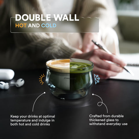 ovalware latte cups used as cupping bowls to assess flavors.