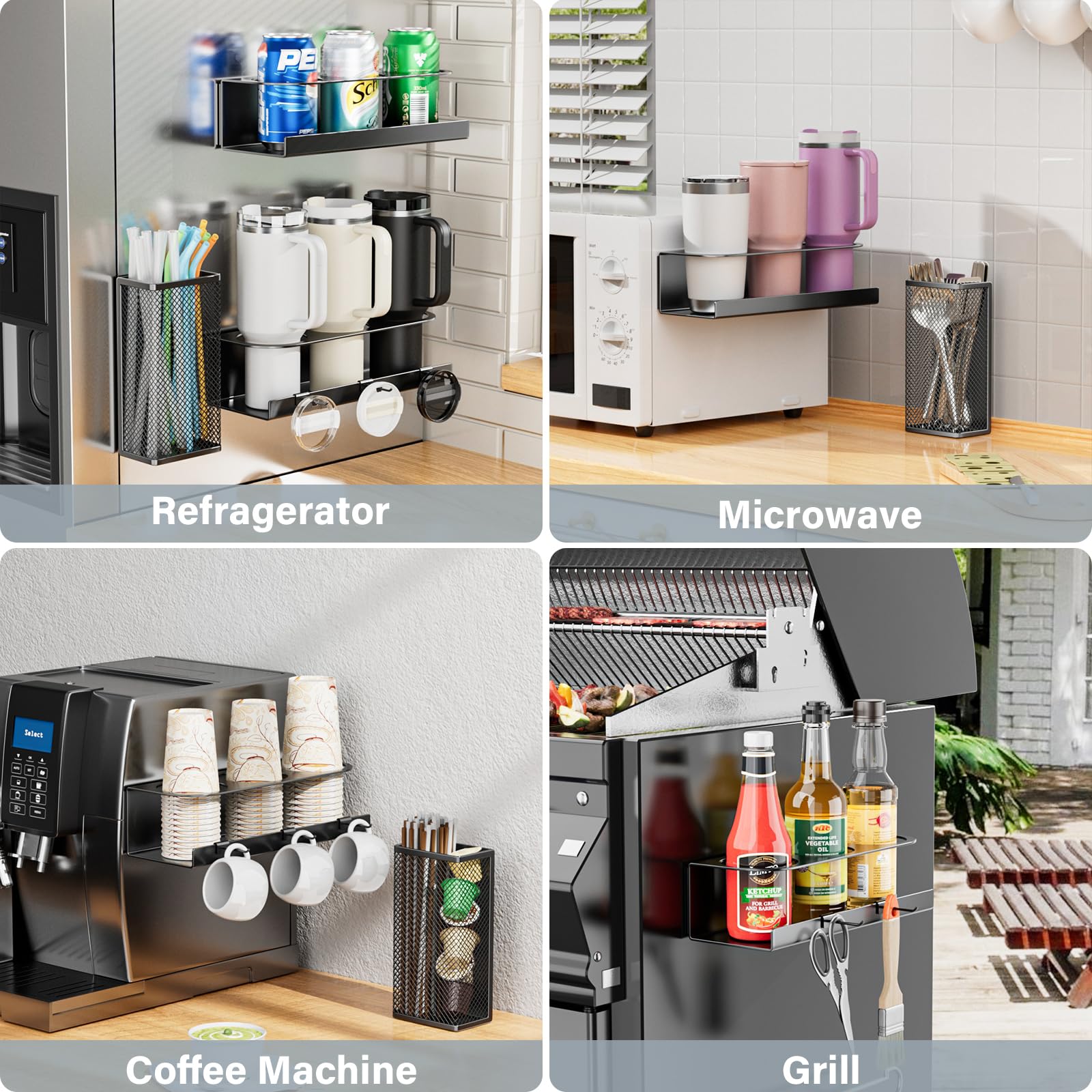 OVICAR Stanley tumbler accessories organizer with magnetic cup holder