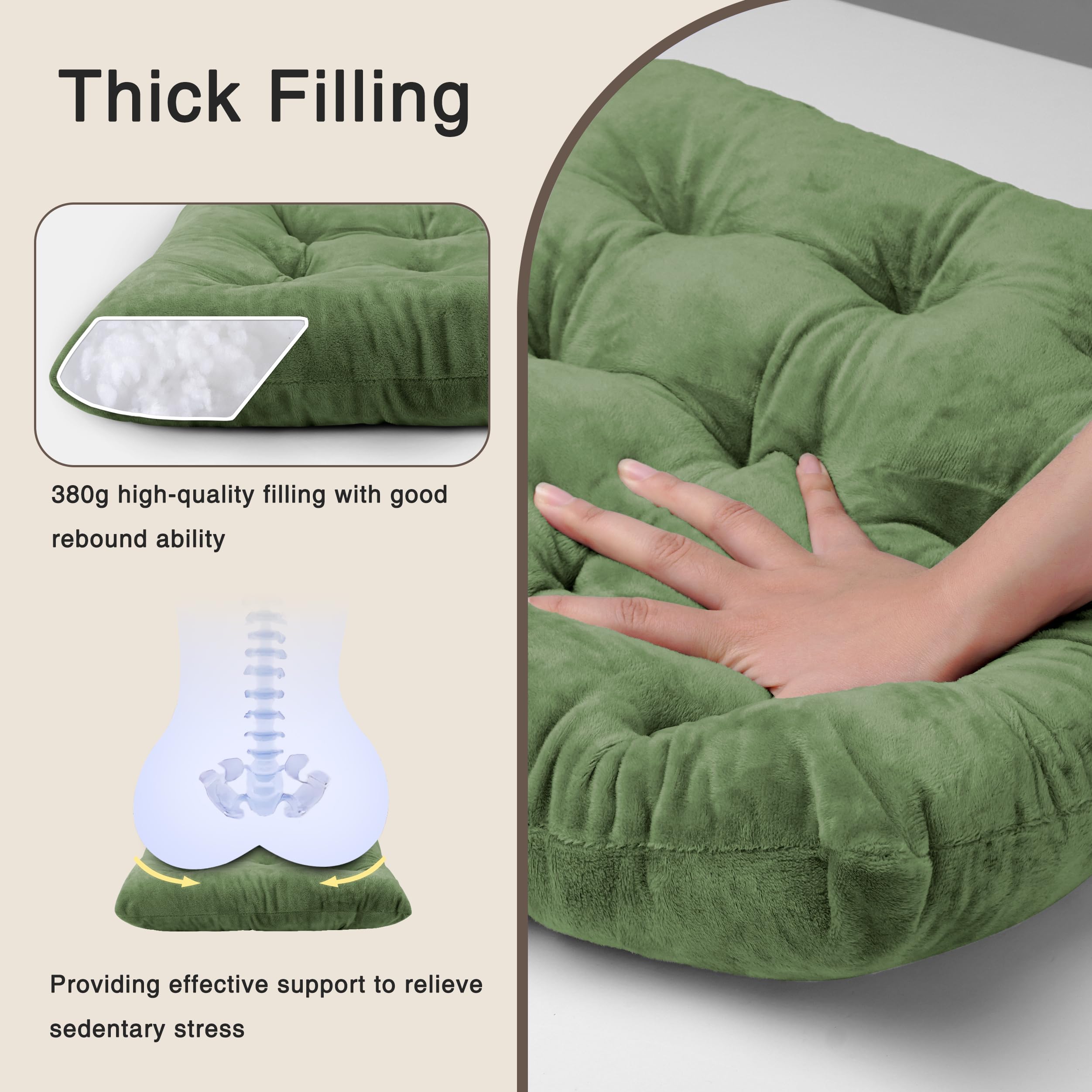 OVOV kitchen chair cushion enhances comfort during casual meals
