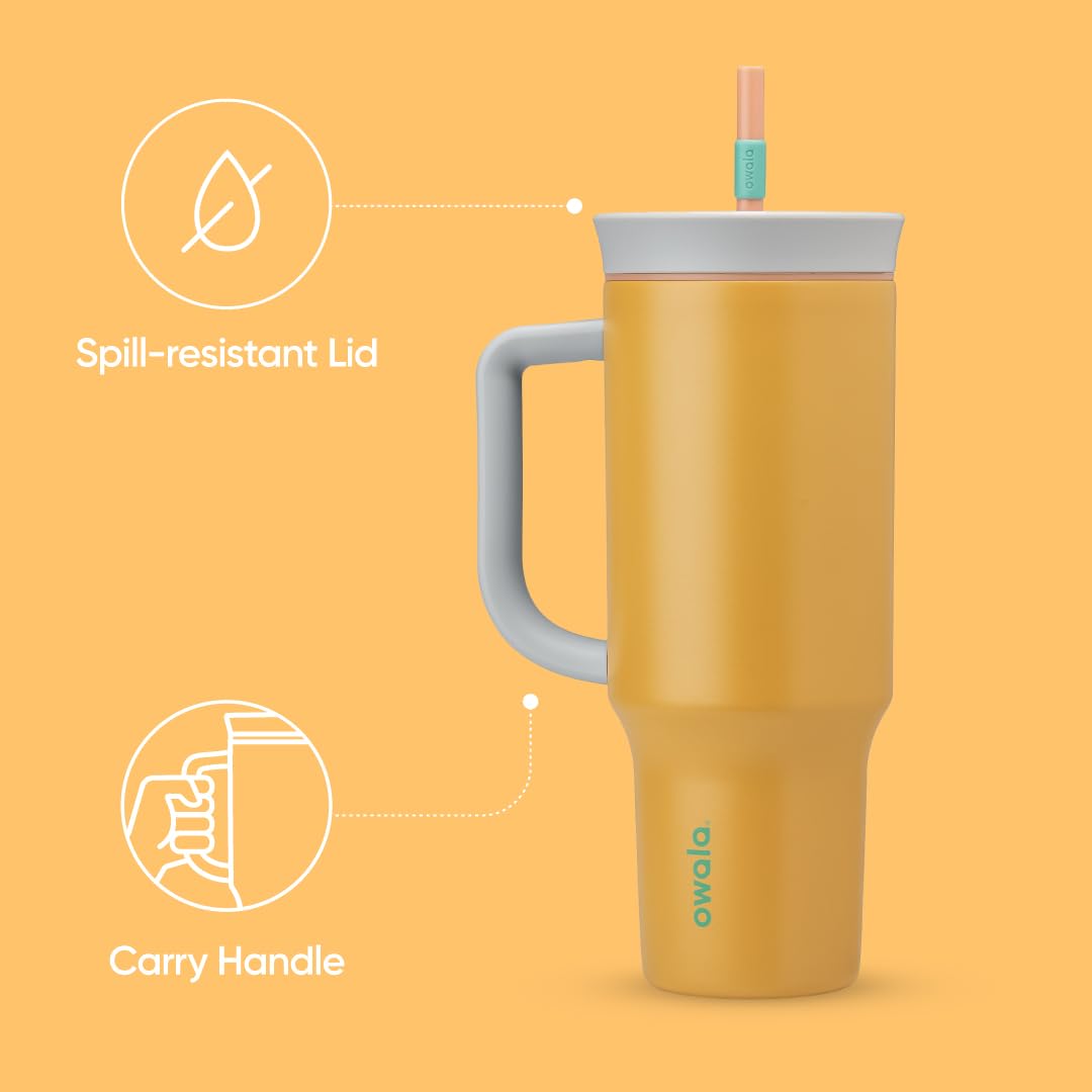 Owala double-wall insulation keeps beverages cold longer.