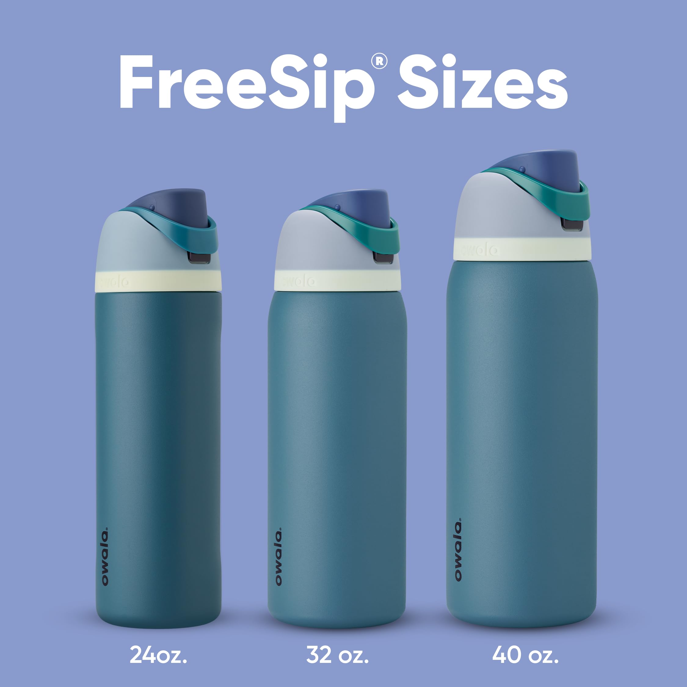 Double-wall insulation keeps drinks cold up to 24 hours.