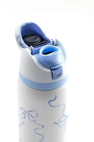Leak-proof hinge loop on Owala bottle for mess-free carry