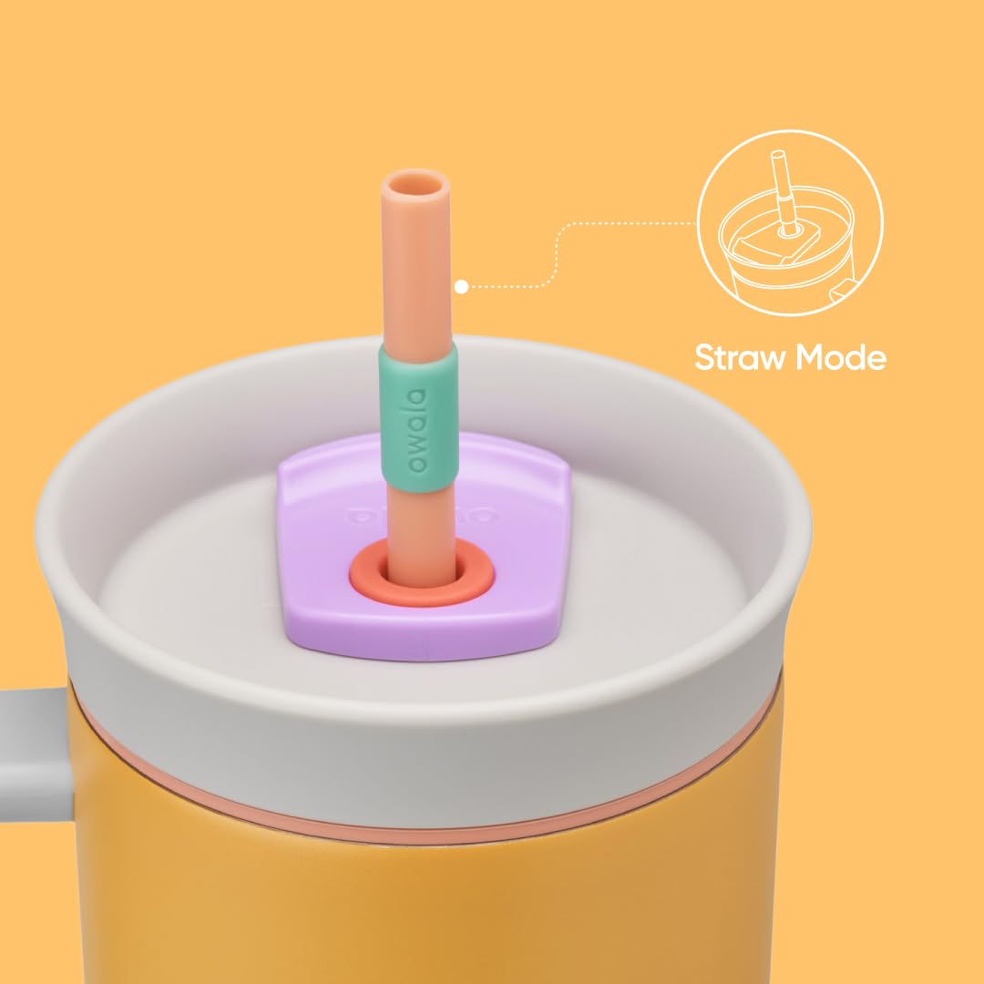 Owala wide opening makes ice addition and cleaning simple.