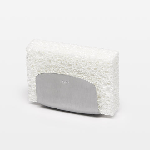 Base with drain holes on OXO holder facilitates water drainage.