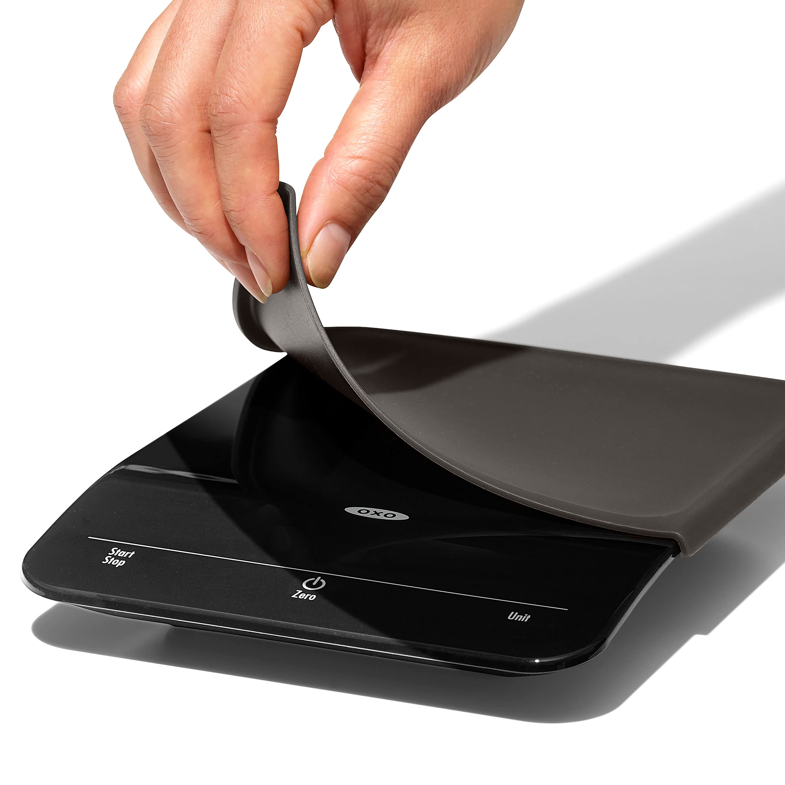 OXO Brew 6lb precision scale auto shut-off conserving battery life