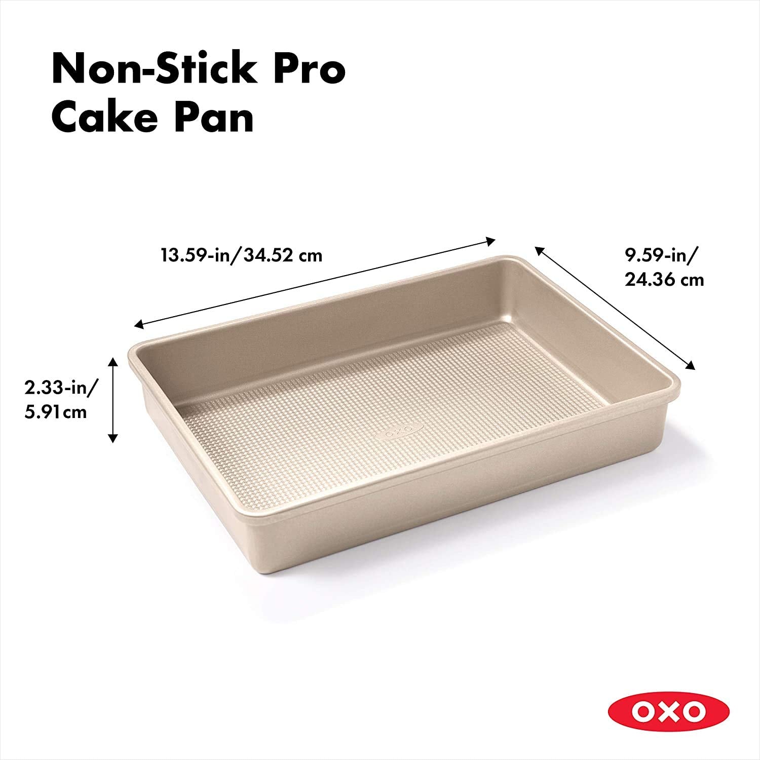 Close-up of OXO GG Non-Stick Pro coating for smooth food release