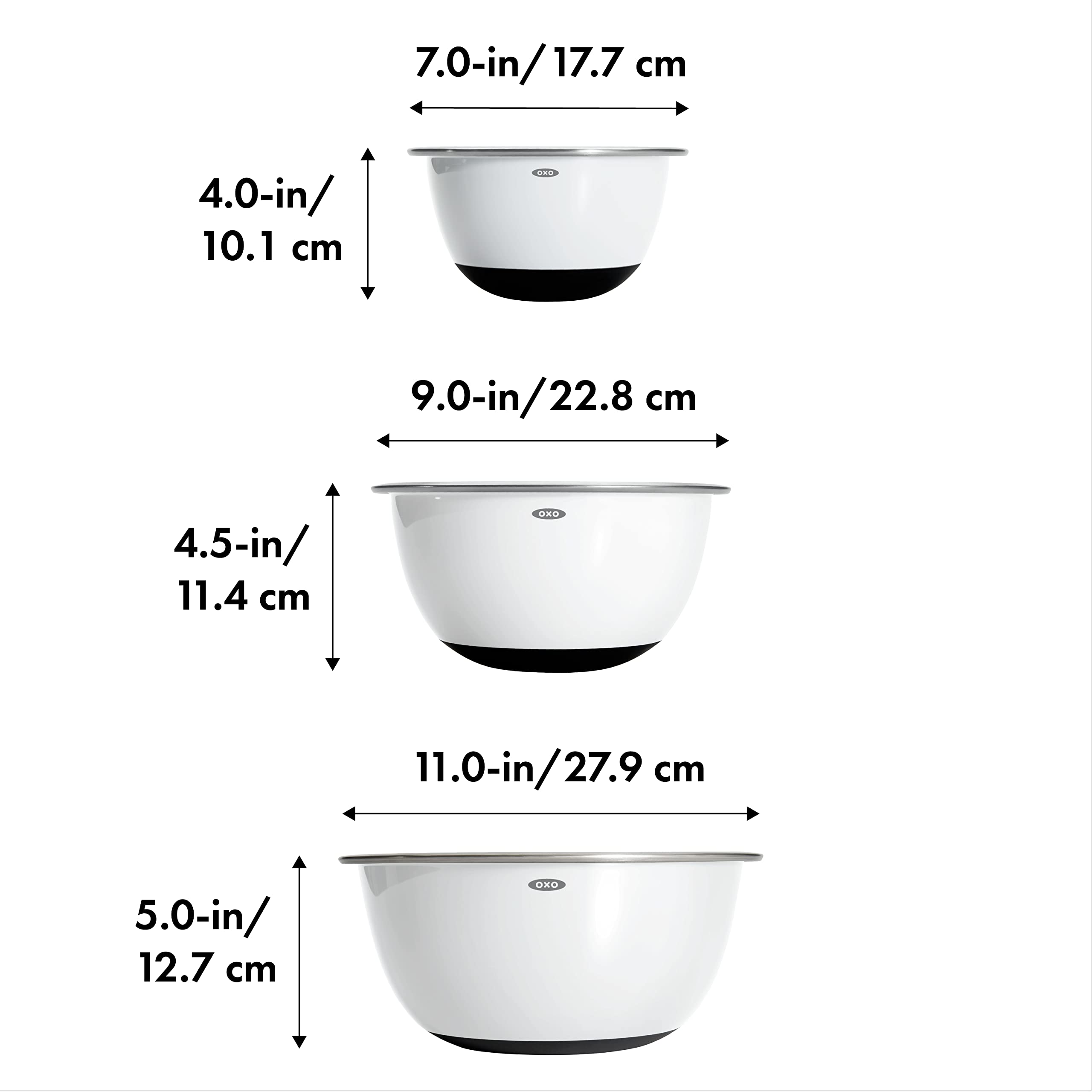 OXO Good Grips 1.5-quart bowl for whisking eggs.