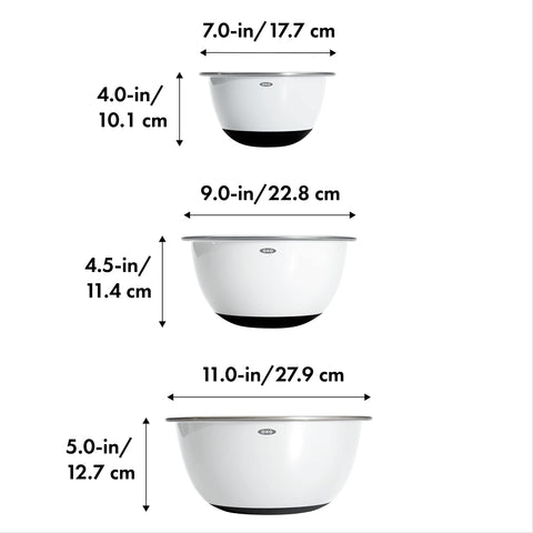 OXO Good Grips 1.5-quart bowl for whisking eggs.