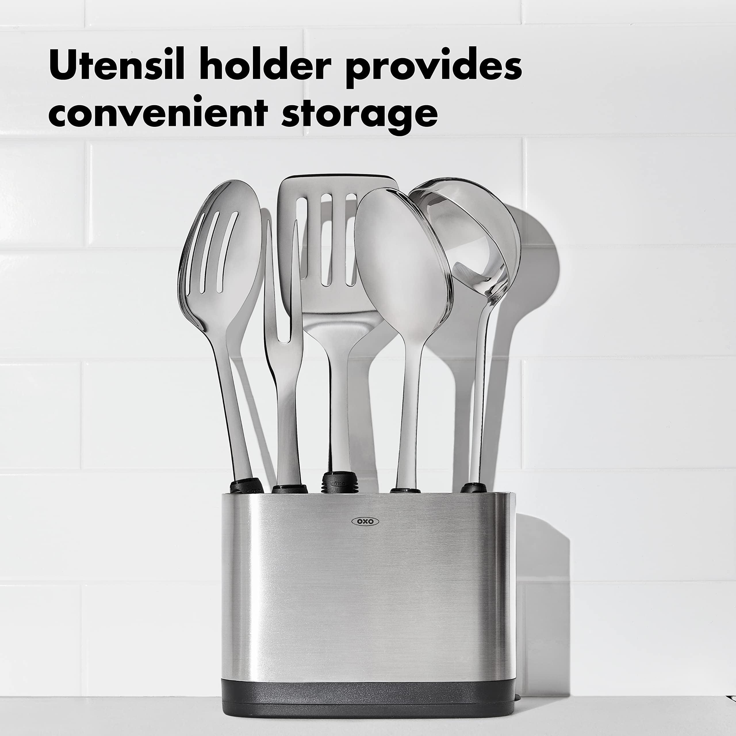 OXO Good Grips 6-Piece Set: fork steadies roasts and poultry.