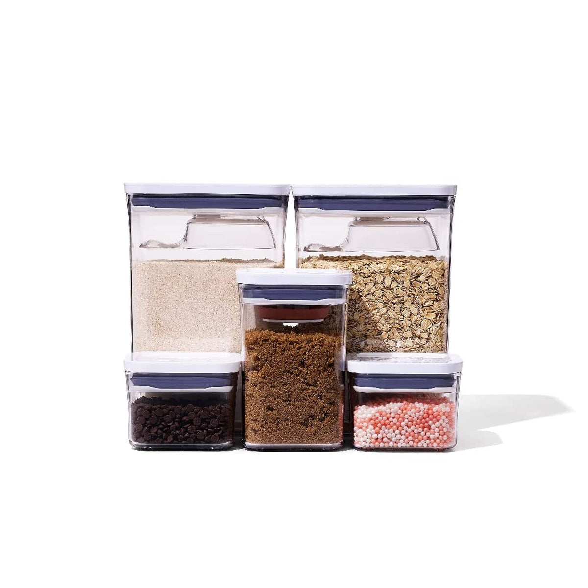 OXO Good Grips POP set main view shows airtight baking storage.